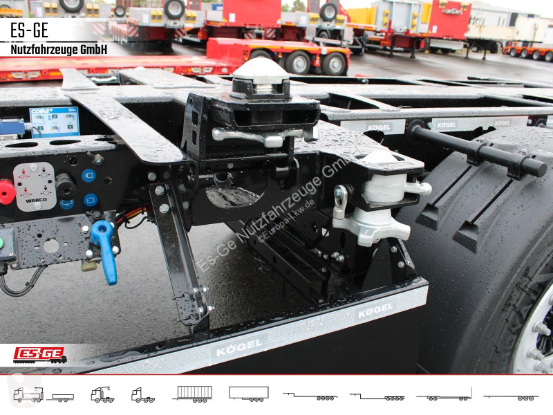 نصف مقطورة Kögel PORT 45 TRIPLEX Containerchassis