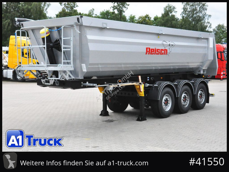 نصف مقطورة Reisch Steelpipe-R 26m³ NEU Stahl...