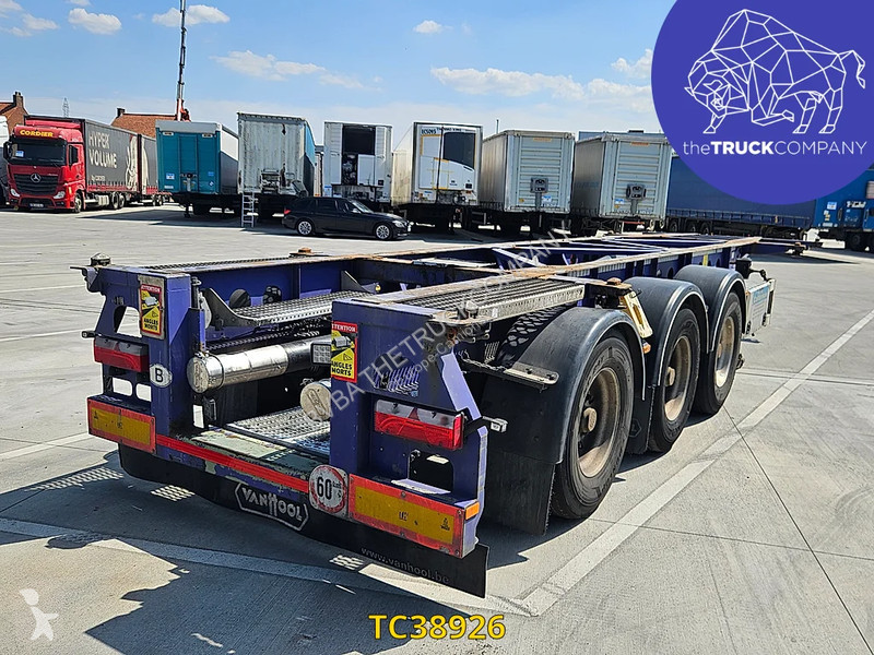 نصف مقطورة Van Hool 30 ‘ , 20’. ADR