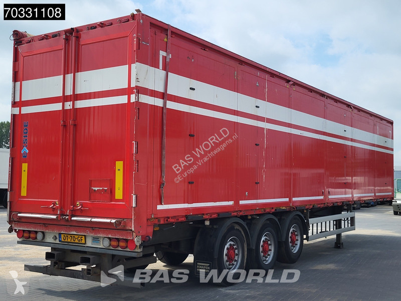 نصف مقطورة Knapen K600 Side Doors 10MM Lift Axle