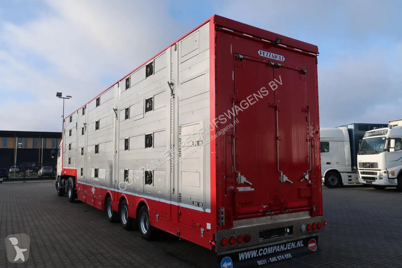 نصف مقطورة Pezzaioli SBA 31 - Cattle transport...