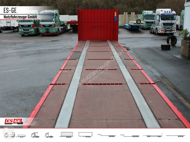 نصف مقطورة Kögel 3-Achs-Mega Chassis