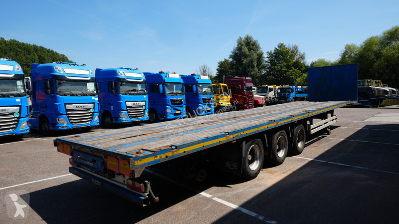 نصف مقطورة Pacton 3 axle Flatbed trailer with...