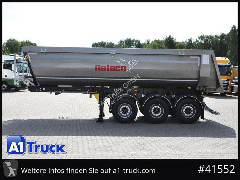 نصف مقطورة Reisch Steelpipe-R 26m³ NEU Stahl...