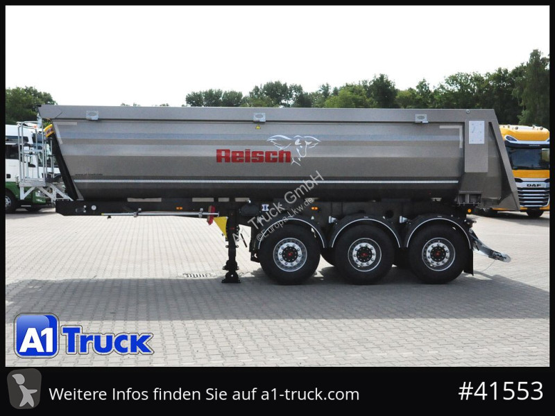 نصف مقطورة Reisch Steelpipe-R 26m³ NEU Stahl...