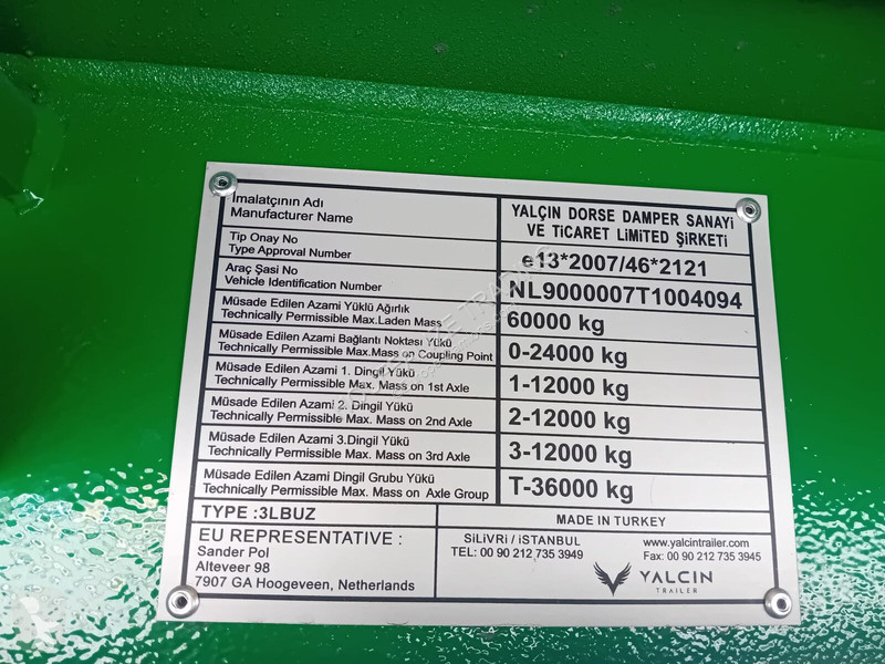 نصف مقطورة  9M30 + 3M extension