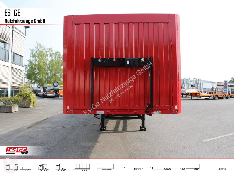 Semirimorchio Kögel 3-Achs-Mega Chassis, Bordwände