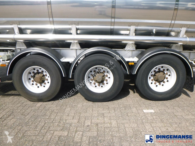 نصف مقطورة Van Hool Food tank inox 28 m3 / 1 comp