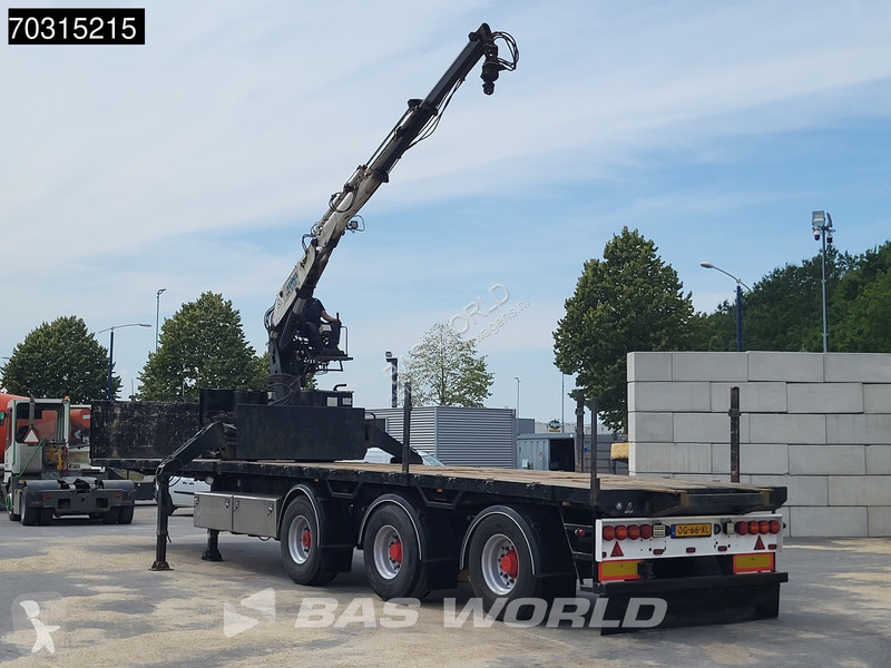 نصف مقطورة Pacton T3-003 Kennis 16T Steering Crane