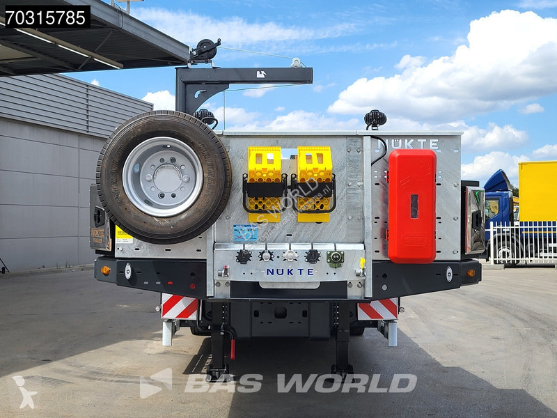 نصف مقطورة  NKTL4 NEW Lift + 2xSteering Axle Ramps