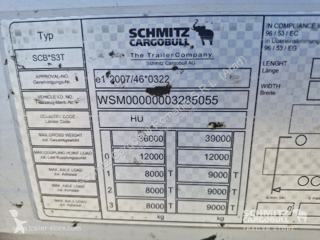 نصف مقطورة Schmitz Cargobull Curtainsider Mega