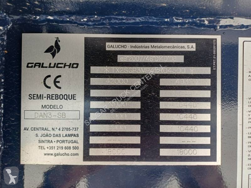 نصف مقطورة Galucho SGP3 NEO-