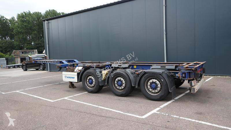 Semi remorque Krone 3 axle container chassis...