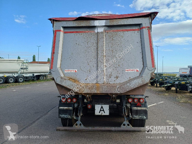 Semi remorque Carnehl Kipper Stahlrundmulde 28m³
