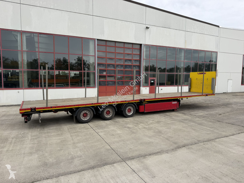Semi remorque  t3  3 Achs Satteltieflader Mega