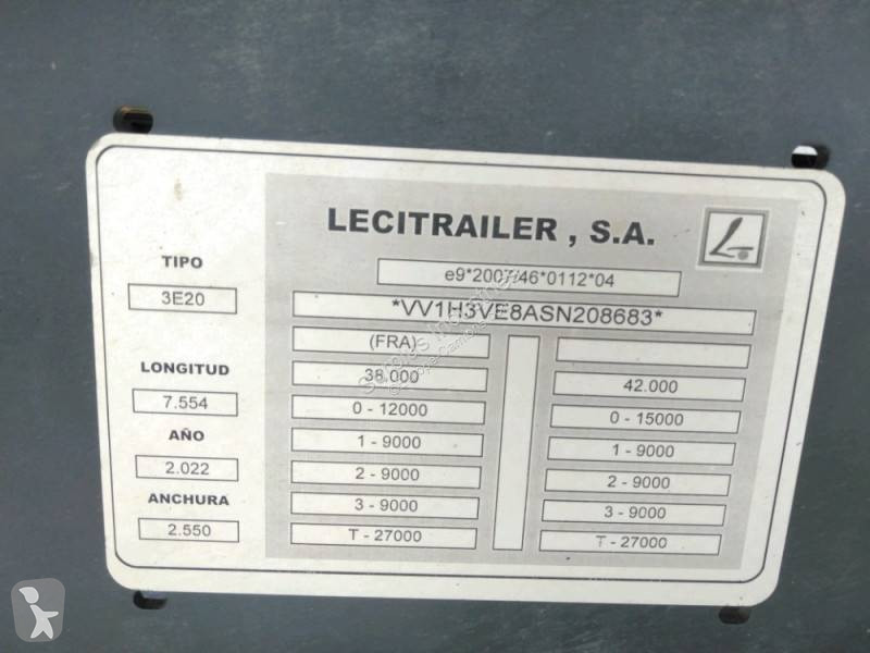 Semi remorque Lecitrailer 3VE8AS