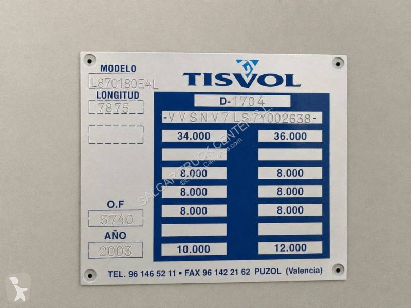 Semirremolque Tisvol TISVOL-SVAL-BAÑERA BASCULANTE