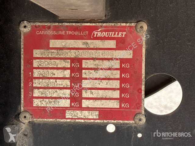 Semi remorque Trouillet  SRD338G