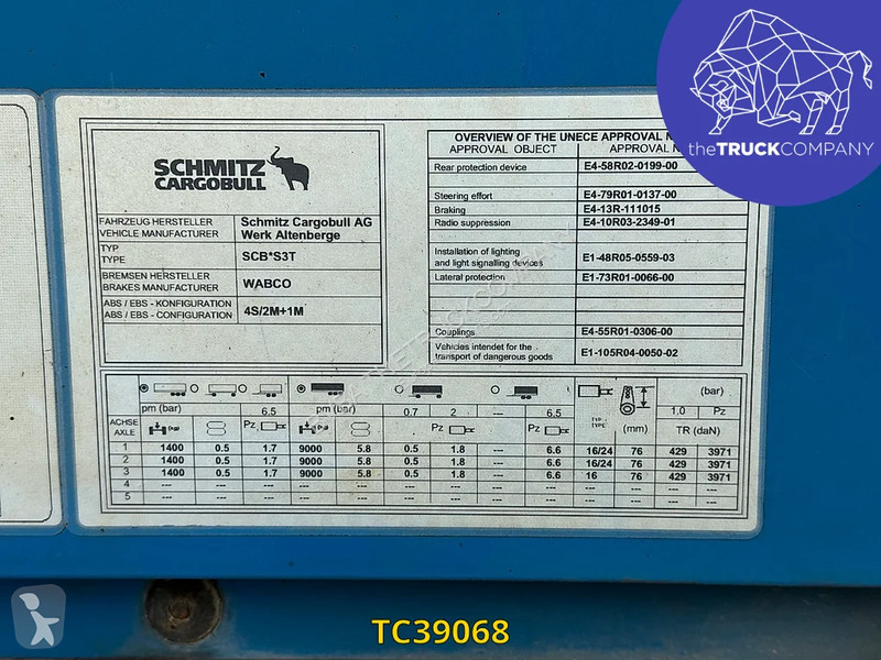 Návěs Schmitz Cargobull PLSC Curtainsides