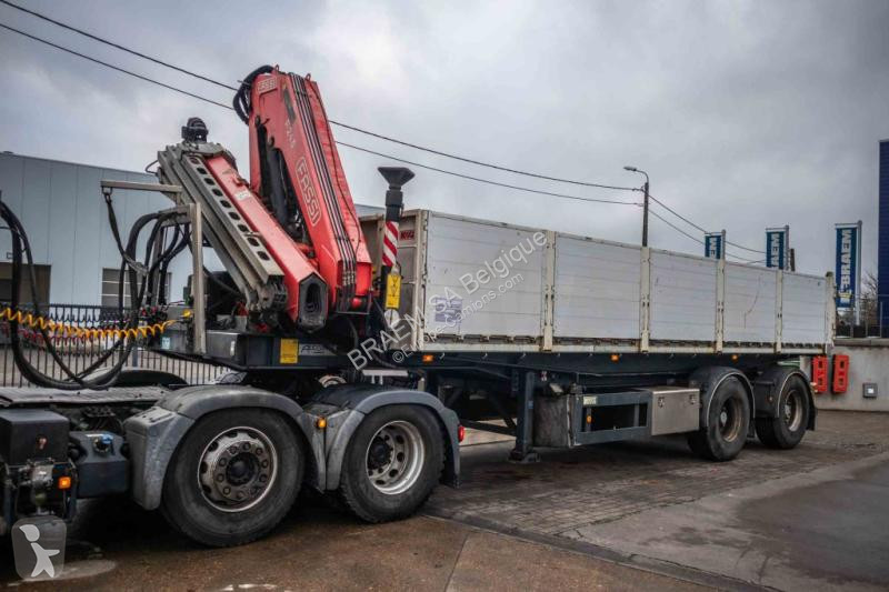 Oplegger KWB  KIPPER + CRANE/GRUE/KRAN FASSI...