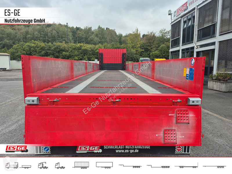 Návěs Kögel Multi Chassis, verstärkt, Bordwände