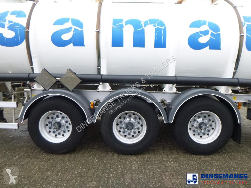 Félpótkocsi Magyar Chemical ACID tank inox 24.5...