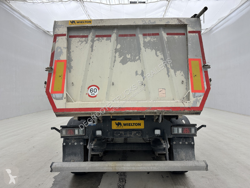 Semi remorque Wielton 32 cub in steel