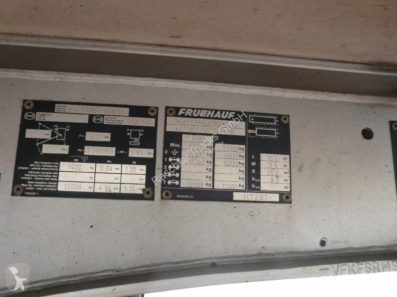 Semitrailer Fruehauf Carrier Vector 1550...
