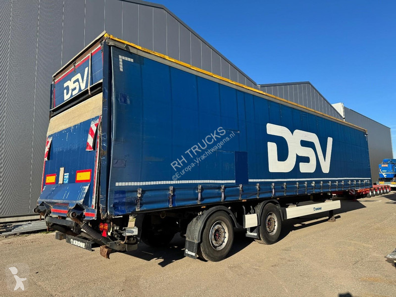 Krone 2 AXLE SAF + SLIDING ROOF semi-trailer