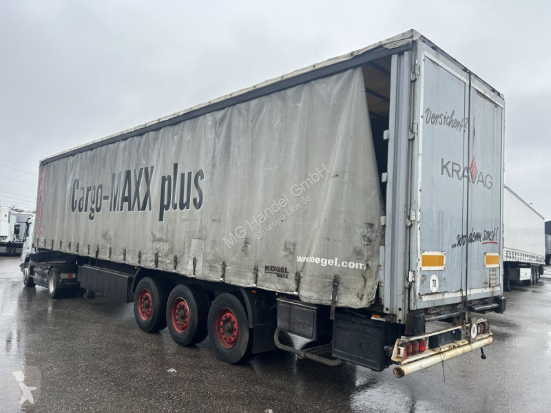 Kögel SNCO24 Tautliner, Liftachse   semi-trailer