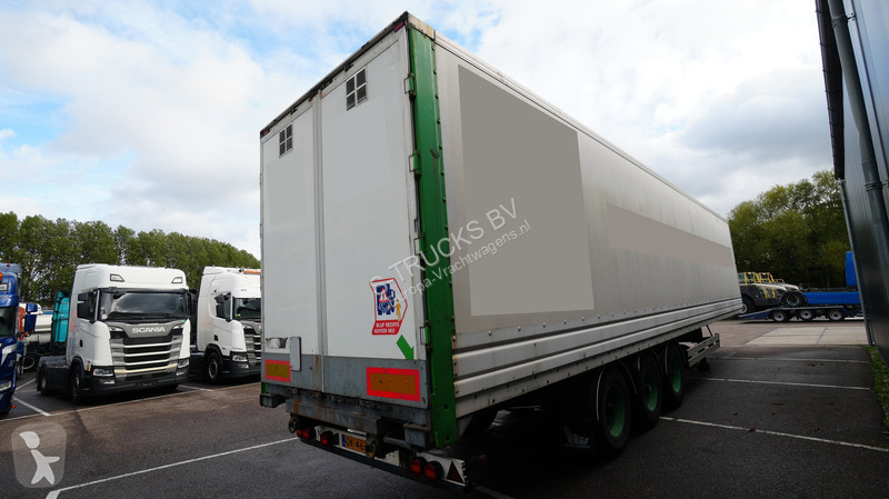 Van Hool 3 axle closed box trailer semi-trailer