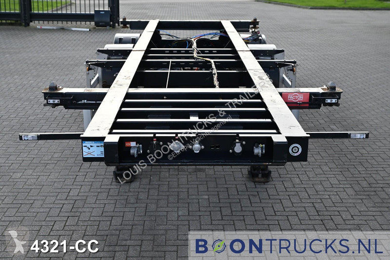 Sættevogn Pacton ET4 | 20ft * 2810KG * SAF/DRUM...