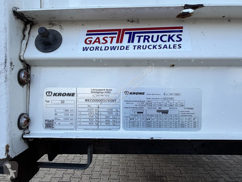 Krone N/A  Schuifzeil-Dak / Laadklep / BPW-Axle...