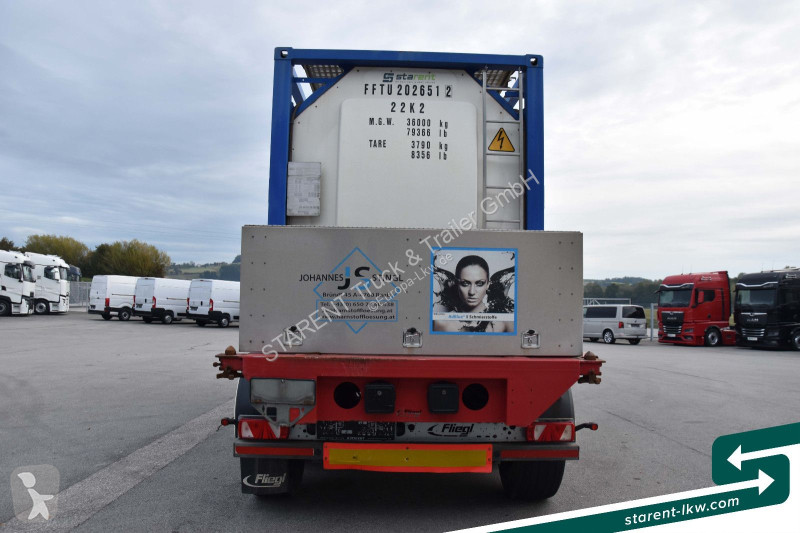 نصف مقطورة Fliegl Containerchassis light +...