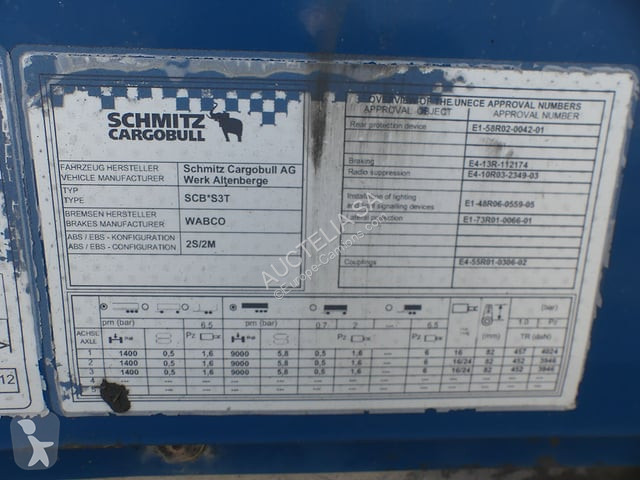 Oplegger Schmitz Cargobull SCB S3T