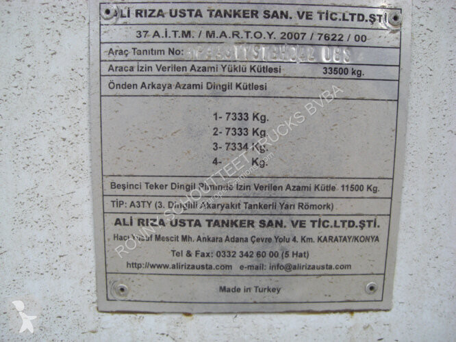 Semitrailer  - - Tankauflieger für Diesel/Öl,...