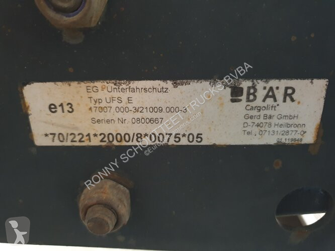 Uitrusting voor vrachtwagens  Baer Cargolift...