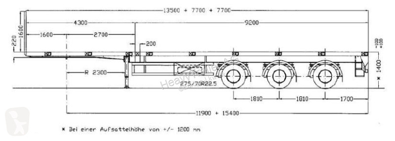 Oplegger Faymonville 3-Achs TELEMAX doppelt...