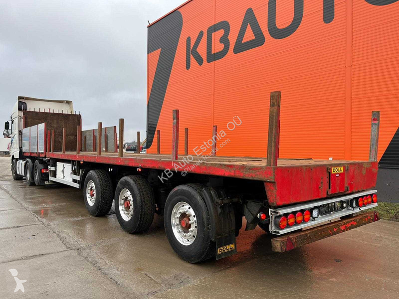 Semitrailer Doll 93 H STEERED AXLES / PLATFORM...