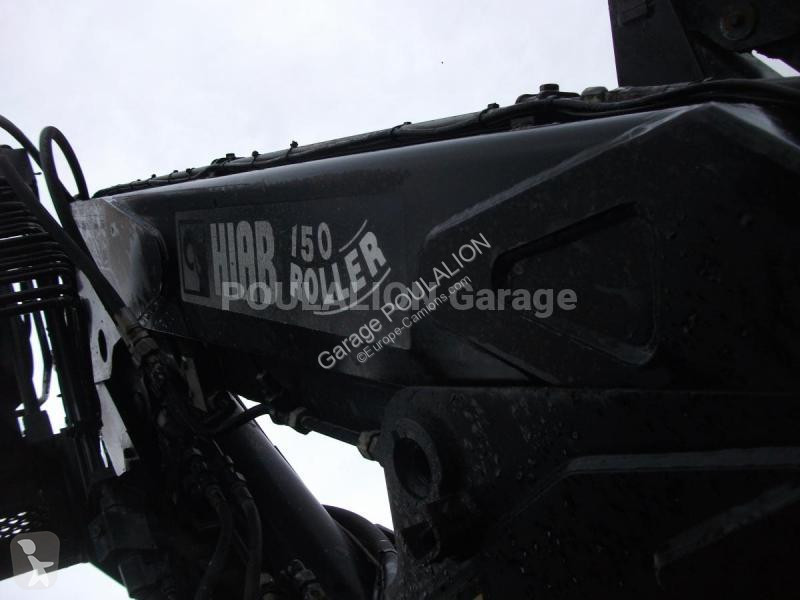 Semitrailer Trailor  plateau grue HIAB 3 essieux