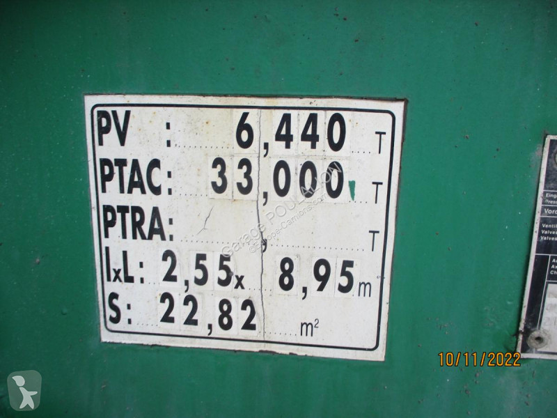 Semitrailer Pomiers 2 essieux BENNE À EJECTION...