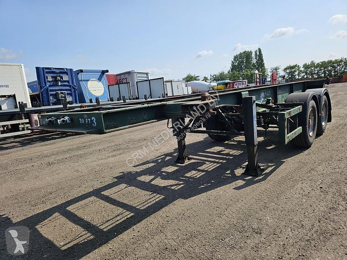Oplegger Flandria 2 AXLE 20 FT CHASSIS STEEL...