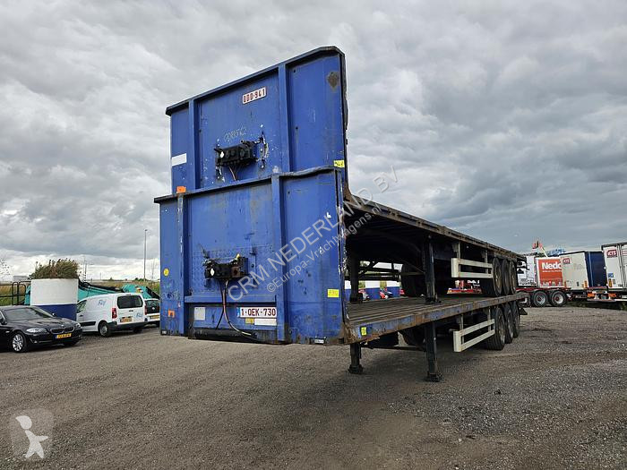Semitrailer Pacton 3 AXLE FLATBED TRAILER BPW DRUM
