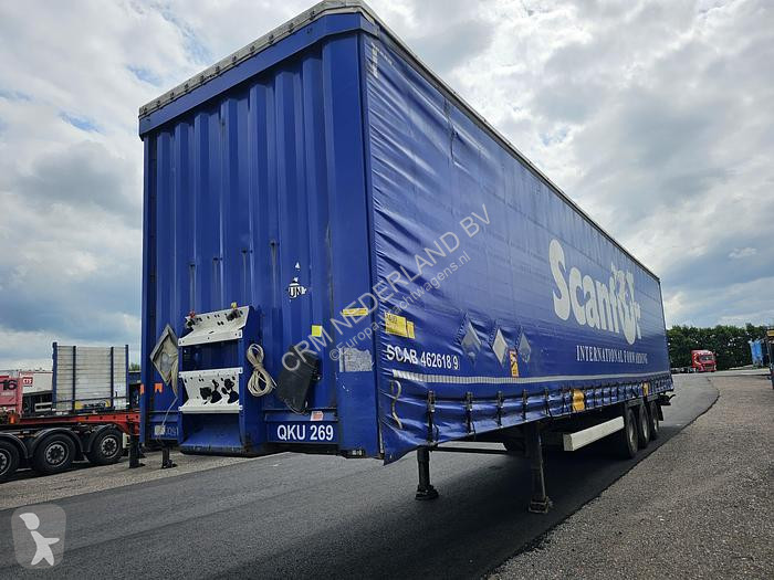 Semitrailer Krone 27 3 AXLE MEGA CURTAINSIDER...