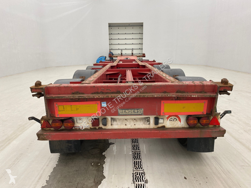 Semitrailer Renders Skelet 20-30-40 ft