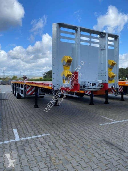 Oplegger MAX Trailer 3 osiowa platforma 2 x...