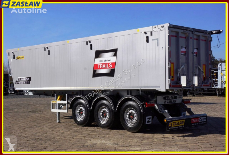 Semi remorque Zasław 43 m³ tipping semi-trailer...