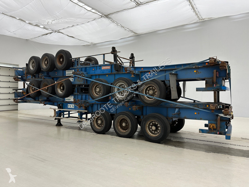 Oplegger Fruehauf Stack 4 x Skelet 2 x 20-40 ft