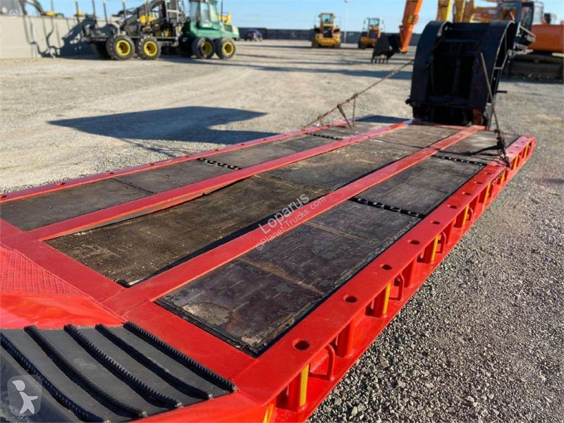 Semirimorchio  Gooseneck lowbed , axle lift