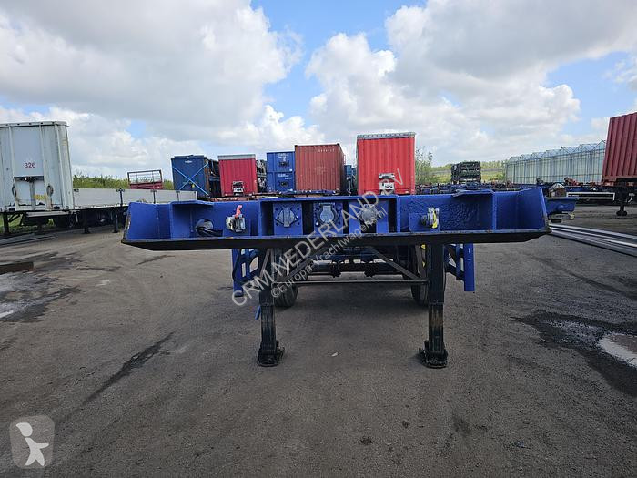 Semitrailer Renders 2 axle 20 ft container...